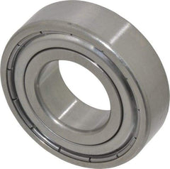 SKF - 20mm Bore Diam, 42mm OD, Double Shield Deep Groove Radial Ball Bearing - 12mm Wide, 1 Row, Round Bore, 5,000 Nm Static Capacity, 9,950 Nm Dynamic Capacity - Industrial Tool & Supply