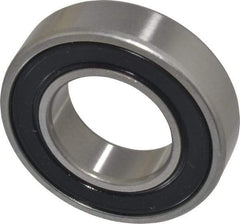 SKF - 25mm Bore Diam, 47mm OD, Double Seal Deep Groove Radial Ball Bearing - 12mm Wide, 1 Row, Round Bore, 6,550 Nm Static Capacity, 11,900 Nm Dynamic Capacity - Industrial Tool & Supply