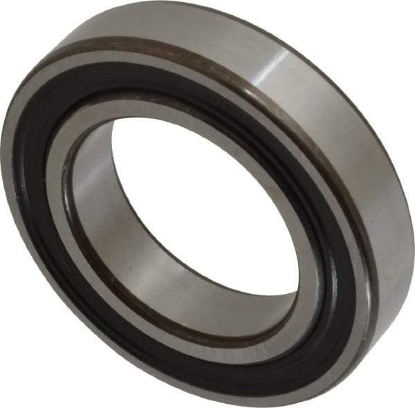 SKF - 45mm Bore Diam, 75mm OD, Double Seal Deep Groove Radial Ball Bearing - 16mm Wide, 1 Row, Round Bore, 14,600 Nm Static Capacity, 22,100 Nm Dynamic Capacity - Industrial Tool & Supply