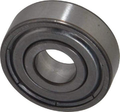 SKF - 8mm Bore Diam, 22mm OD, Double Shield Deep Groove Radial Ball Bearing - 7mm Wide, 1 Row, Round Bore, 1,370 Nm Static Capacity, 3,450 Nm Dynamic Capacity - Industrial Tool & Supply