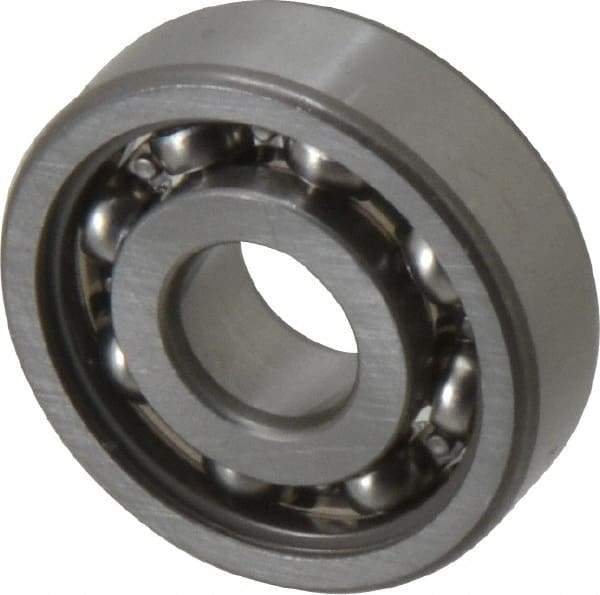 SKF - 10mm Bore Diam, 30mm OD, Open Deep Groove Radial Ball Bearing - 9mm Wide, 1 Row, Round Bore, 2,360 Nm Static Capacity, 5,400 Nm Dynamic Capacity - Industrial Tool & Supply