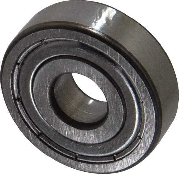 SKF - 10mm Bore Diam, 30mm OD, Double Shield Deep Groove Radial Ball Bearing - 9mm Wide, 1 Row, Round Bore, 2,360 Nm Static Capacity, 5,400 Nm Dynamic Capacity - Industrial Tool & Supply