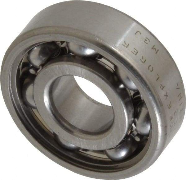 SKF - 12mm Bore Diam, 32mm OD, Open Deep Groove Radial Ball Bearing - 10mm Wide, 1 Row, Round Bore, 3,100 Nm Static Capacity, 7,280 Nm Dynamic Capacity - Industrial Tool & Supply