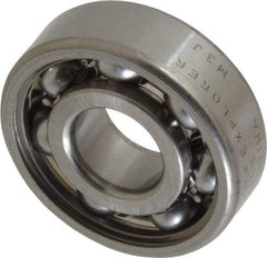 SKF - 12mm Bore Diam, 32mm OD, Open Deep Groove Radial Ball Bearing - 10mm Wide, 1 Row, Round Bore, 3,100 Nm Static Capacity, 7,280 Nm Dynamic Capacity - Industrial Tool & Supply
