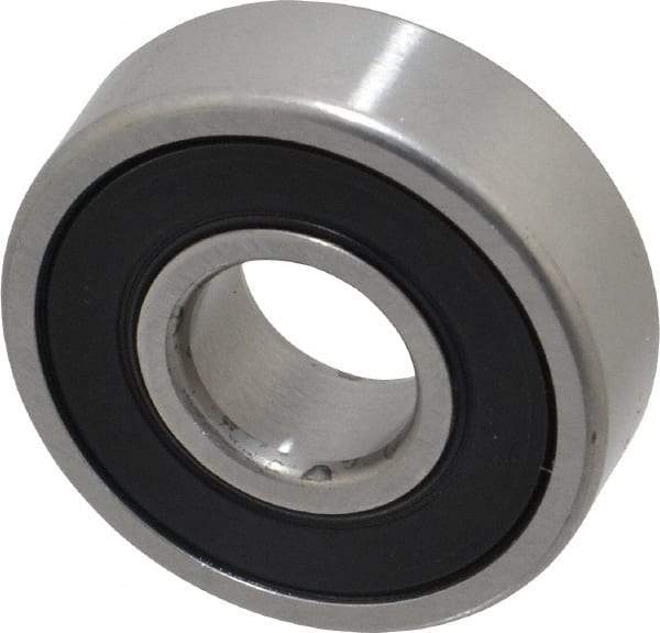 SKF - 12mm Bore Diam, 32mm OD, Double Seal Deep Groove Radial Ball Bearing - 10mm Wide, 1 Row, Round Bore, 3,100 Nm Static Capacity, 7,280 Nm Dynamic Capacity - Industrial Tool & Supply