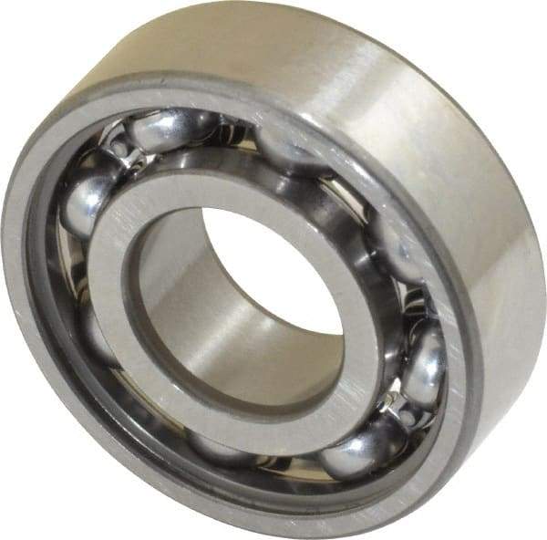 SKF - 15mm Bore Diam, 35mm OD, Open Deep Groove Radial Ball Bearing - 11mm Wide, 1 Row, Round Bore, 3,750 Nm Static Capacity, 8,060 Nm Dynamic Capacity - Industrial Tool & Supply