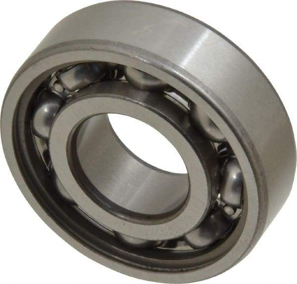 SKF - 17mm Bore Diam, 40mm OD, Open Deep Groove Radial Ball Bearing - 12mm Wide, 1 Row, Round Bore, 4,750 Nm Static Capacity, 9,950 Nm Dynamic Capacity - Industrial Tool & Supply