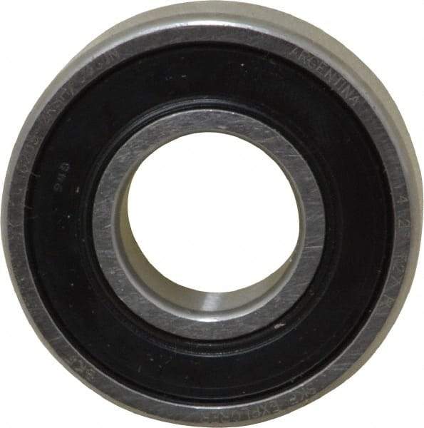 SKF - 17mm Bore Diam, 40mm OD, Double Seal Deep Groove Radial Ball Bearing - 12mm Wide, 1 Row, Round Bore, 4,750 Nm Static Capacity, 9,950 Nm Dynamic Capacity - Industrial Tool & Supply