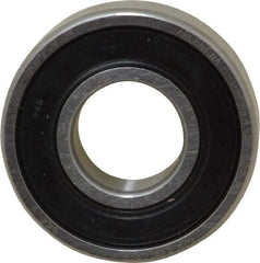 SKF - 17mm Bore Diam, 40mm OD, Double Seal Deep Groove Radial Ball Bearing - 12mm Wide, 1 Row, Round Bore, 4,750 Nm Static Capacity, 9,950 Nm Dynamic Capacity - Industrial Tool & Supply