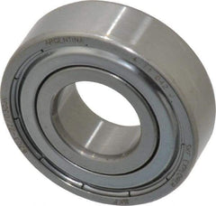 SKF - 17mm Bore Diam, 40mm OD, Double Shield Deep Groove Radial Ball Bearing - 12mm Wide, 1 Row, Round Bore, 4,750 Nm Static Capacity, 9,950 Nm Dynamic Capacity - Industrial Tool & Supply