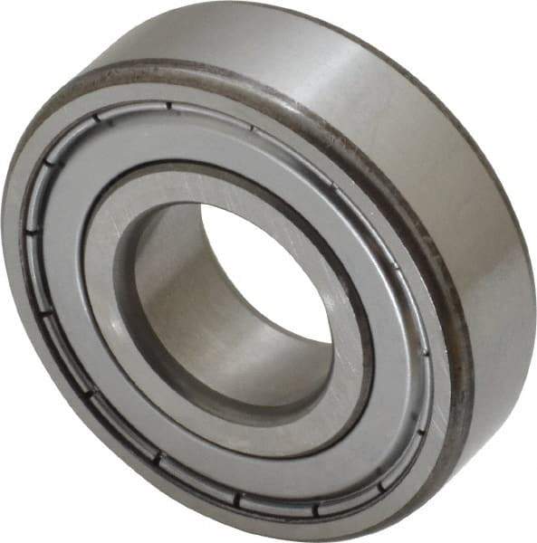 SKF - 20mm Bore Diam, 47mm OD, Double Shield Deep Groove Radial Ball Bearing - 14mm Wide, 1 Row, Round Bore, 6,550 Nm Static Capacity, 13,500 Nm Dynamic Capacity - Industrial Tool & Supply