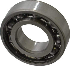 SKF - 25mm Bore Diam, 52mm OD, Open Deep Groove Radial Ball Bearing - 15mm Wide, 1 Row, Round Bore, 7,800 Nm Static Capacity, 14,800 Nm Dynamic Capacity - Industrial Tool & Supply