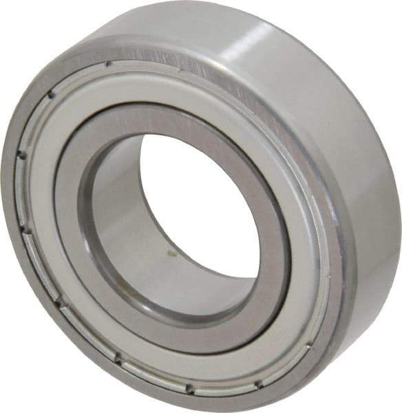 SKF - 25mm Bore Diam, 52mm OD, Double Shield Deep Groove Radial Ball Bearing - 15mm Wide, 1 Row, Round Bore, 7,800 Nm Static Capacity, 14,800 Nm Dynamic Capacity - Industrial Tool & Supply