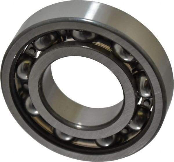 SKF - 35mm Bore Diam, 72mm OD, Open Deep Groove Radial Ball Bearing - 17mm Wide, 1 Row, Round Bore, 15,300 Nm Static Capacity, 27,000 Nm Dynamic Capacity - Industrial Tool & Supply