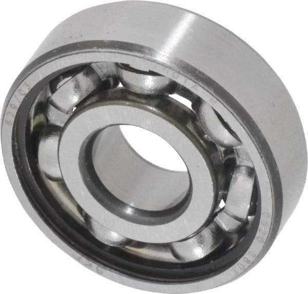 SKF - 9mm Bore Diam, 26mm OD, Open Deep Groove Radial Ball Bearing - 8mm Wide, 1 Row, Round Bore, 1,960 Nm Static Capacity, 4,750 Nm Dynamic Capacity - Industrial Tool & Supply