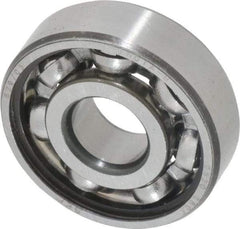 SKF - 9mm Bore Diam, 26mm OD, Open Deep Groove Radial Ball Bearing - 8mm Wide, 1 Row, Round Bore, 1,960 Nm Static Capacity, 4,750 Nm Dynamic Capacity - Industrial Tool & Supply