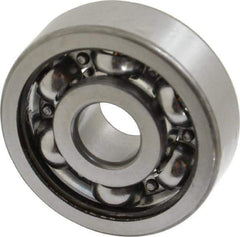 SKF - 10mm Bore Diam, 35mm OD, Open Deep Groove Radial Ball Bearing - 11mm Wide, 1 Row, Round Bore, 3,400 Nm Static Capacity, 8,520 Nm Dynamic Capacity - Industrial Tool & Supply