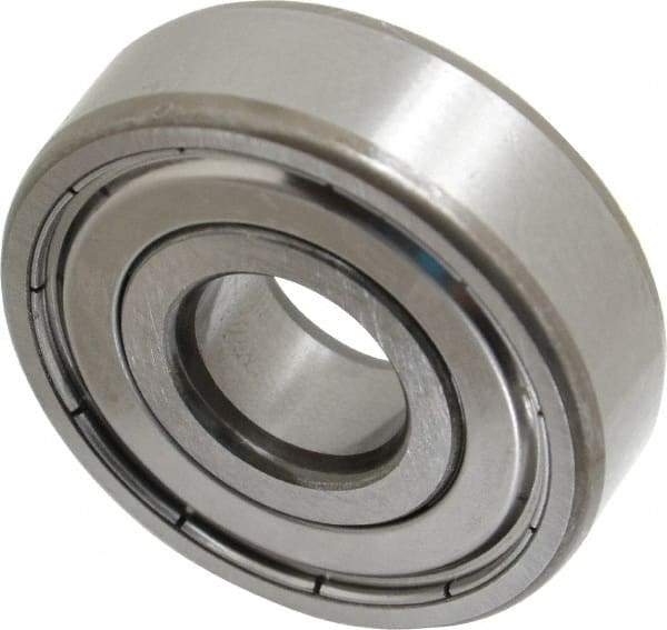 SKF - 15mm Bore Diam, 42mm OD, Double Shield Deep Groove Radial Ball Bearing - 13mm Wide, 1 Row, Round Bore, 5,400 Nm Static Capacity, 11,900 Nm Dynamic Capacity - Industrial Tool & Supply