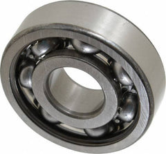 SKF - 17mm Bore Diam, 47mm OD, Open Deep Groove Radial Ball Bearing - 14mm Wide, 1 Row, Round Bore, 6,550 Nm Static Capacity, 14,300 Nm Dynamic Capacity - Industrial Tool & Supply