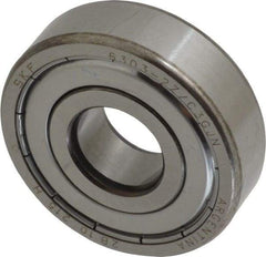SKF - 17mm Bore Diam, 47mm OD, Double Shield Deep Groove Radial Ball Bearing - 14mm Wide, 1 Row, Round Bore, 6,550 Nm Static Capacity, 14,300 Nm Dynamic Capacity - Industrial Tool & Supply