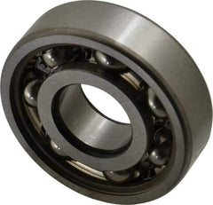 SKF - 20mm Bore Diam, 52mm OD, Open Deep Groove Radial Ball Bearing - 15mm Wide, 1 Row, Round Bore, 7,800 Nm Static Capacity, 16,800 Nm Dynamic Capacity - Industrial Tool & Supply