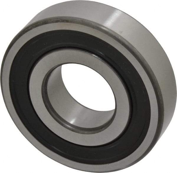 SKF - 30mm Bore Diam, 72mm OD, Double Seal Deep Groove Radial Ball Bearing - 19mm Wide, 1 Row, Round Bore, 16,000 Nm Static Capacity, 29,600 Nm Dynamic Capacity - Industrial Tool & Supply