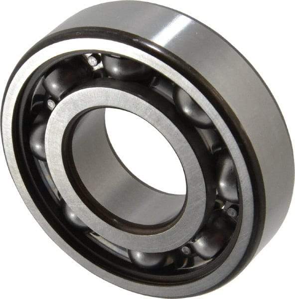 SKF - 35mm Bore Diam, 80mm OD, Open Deep Groove Radial Ball Bearing - 21mm Wide, 1 Row, Round Bore, 19,000 Nm Static Capacity, 35,100 Nm Dynamic Capacity - Industrial Tool & Supply
