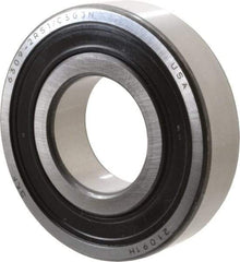 SKF - 45mm Bore Diam, 100mm OD, Double Seal Deep Groove Radial Ball Bearing - 25mm Wide, 1 Row, Round Bore, 31,500 Nm Static Capacity, 55,300 Nm Dynamic Capacity - Industrial Tool & Supply