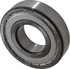 SKF - 45mm Bore Diam, 100mm OD, Double Shield Deep Groove Radial Ball Bearing - 25mm Wide, 1 Row, Round Bore, 31,500 Nm Static Capacity, 55,300 Nm Dynamic Capacity - Industrial Tool & Supply