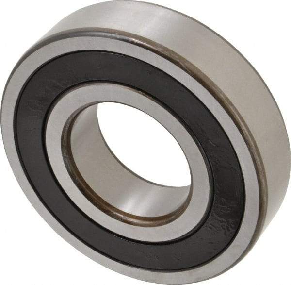 SKF - 50mm Bore Diam, 110mm OD, Double Seal Deep Groove Radial Ball Bearing - 27mm Wide, 1 Row, Round Bore, 38,000 Nm Static Capacity, 65,000 Nm Dynamic Capacity - Industrial Tool & Supply