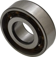 SKF - 15mm Bore Diam, 35mm OD, Open Angular Contact Radial Ball Bearing - 11mm Wide, 1 Row, Round Bore, 4,800 Lb Static Capacity, 8,840 Lb Dynamic Capacity - Industrial Tool & Supply