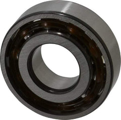 SKF - 17mm Bore Diam, 40mm OD, Open Angular Contact Radial Ball Bearing - 12mm Wide, 1 Row, Round Bore, 6,100 Lb Static Capacity, 11,000 Lb Dynamic Capacity - Industrial Tool & Supply