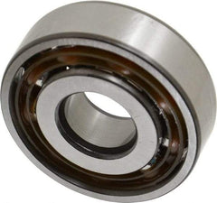 SKF - 15mm Bore Diam, 42mm OD, Open Angular Contact Radial Ball Bearing - 13mm Wide, 1 Row, Round Bore, 6,700 Lb Static Capacity, 13,000 Lb Dynamic Capacity - Industrial Tool & Supply