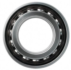 SKF - 25mm Bore Diam, 62mm OD, Open Angular Contact Radial Ball Bearing - 17mm Wide, 1 Row, Round Bore, 14,000 Lb Static Capacity, 26,000 Lb Dynamic Capacity - Industrial Tool & Supply