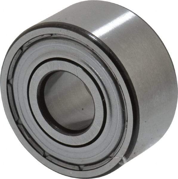 SKF - 12mm Bore Diam, 32mm OD, Double Shield Angular Contact Radial Ball Bearing - 15.9mm Wide, 2 Rows, Round Bore, 5,600 Lb Static Capacity, 10,100 Lb Dynamic Capacity - Industrial Tool & Supply