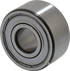 SKF - 12mm Bore Diam, 32mm OD, Double Shield Angular Contact Radial Ball Bearing - 15.9mm Wide, 2 Rows, Round Bore, 5,600 Lb Static Capacity, 10,100 Lb Dynamic Capacity - Industrial Tool & Supply