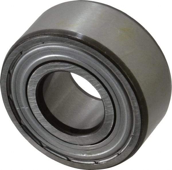 SKF - 20mm Bore Diam, 47mm OD, Double Shield Angular Contact Radial Ball Bearing - 20.6mm Wide, 2 Rows, Round Bore, 12,000 Lb Static Capacity, 19,000 Lb Dynamic Capacity - Industrial Tool & Supply