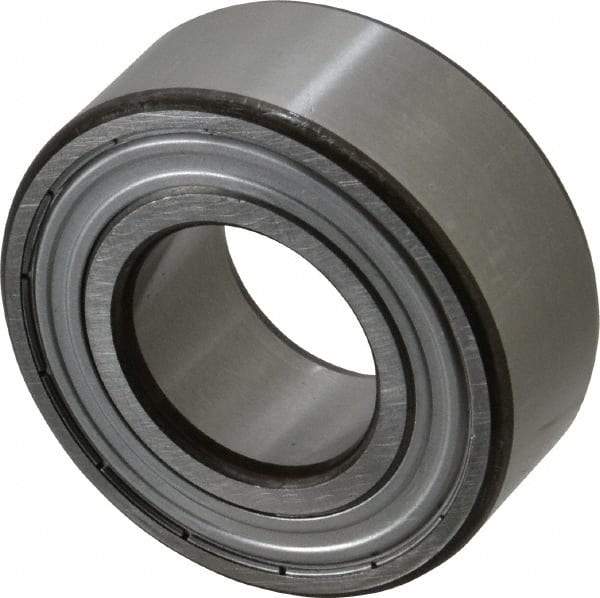 SKF - 25mm Bore Diam, 52mm OD, Double Shield Angular Contact Radial Ball Bearing - 20.6mm Wide, 2 Rows, Round Bore, 14,300 Lb Static Capacity, 20,800 Lb Dynamic Capacity - Industrial Tool & Supply