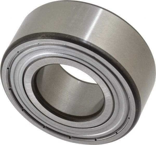 SKF - 25mm Bore Diam, 52mm OD, Double Shield Angular Contact Radial Ball Bearing - 20.6mm Wide, 2 Rows, Round Bore, 14,300 Lb Static Capacity, 20,800 Lb Dynamic Capacity - Industrial Tool & Supply