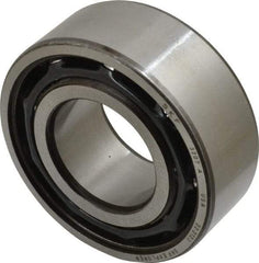 SKF - 35mm Bore Diam, 72mm OD, Open Angular Contact Radial Ball Bearing - 27mm Wide, 2 Rows, Round Bore, 27,500 Lb Static Capacity, 37,700 Lb Dynamic Capacity - Industrial Tool & Supply