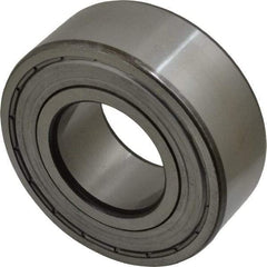 SKF - 35mm Bore Diam, 72mm OD, Double Shield Angular Contact Radial Ball Bearing - 27mm Wide, 2 Rows, Round Bore, 27,500 Lb Static Capacity, 37,700 Lb Dynamic Capacity - Industrial Tool & Supply