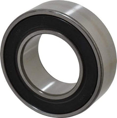 SKF - 50mm Bore Diam, 90mm OD, Double Seal Angular Contact Radial Ball Bearing - 30.2mm Wide, 2 Rows, Round Bore, 39,000 Lb Static Capacity, 48,800 Lb Dynamic Capacity - Industrial Tool & Supply