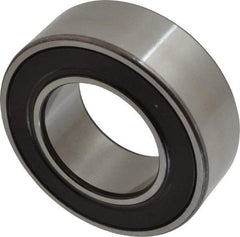 SKF - 50mm Bore Diam, 90mm OD, Double Seal Angular Contact Radial Ball Bearing - 30.2mm Wide, 2 Rows, Round Bore, 39,000 Lb Static Capacity, 48,800 Lb Dynamic Capacity - Industrial Tool & Supply