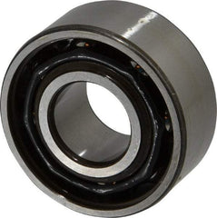 SKF - 30mm Bore Diam, 72mm OD, Open Angular Contact Radial Ball Bearing - 30.2mm Wide, 2 Rows, Round Bore, 29,000 Lb Static Capacity, 41,600 Lb Dynamic Capacity - Industrial Tool & Supply