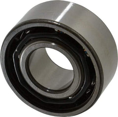 SKF - 35mm Bore Diam, 80mm OD, Open Angular Contact Radial Ball Bearing - 34.9mm Wide, 2 Rows, Round Bore, 35,500 Lb Static Capacity, 49,400 Lb Dynamic Capacity - Industrial Tool & Supply