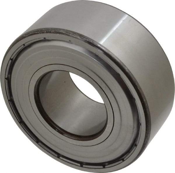 SKF - 50mm Bore Diam, 110mm OD, Double Shield Angular Contact Radial Ball Bearing - 44.4mm Wide, 2 Rows, Round Bore, 64,000 Lb Static Capacity, 85,200 Lb Dynamic Capacity - Industrial Tool & Supply