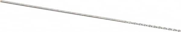 Hertel - #76, 118° Drill Point, 0.51mm Shank Diam, Fast Spiral Circuit Board Drill Bit - Industrial Tool & Supply