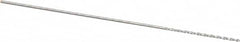 Hertel - #76, 118° Drill Point, 0.51mm Shank Diam, Fast Spiral Circuit Board Drill Bit - Industrial Tool & Supply