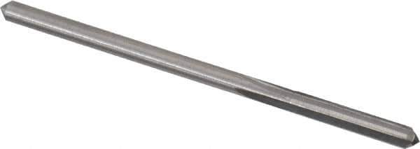 Hertel - 0.117" Solid Carbide 4 Flute Chucking Reamer - Straight Flute, 0.117" Straight Shank, 5/8" Flute Length, 2-1/4" OAL - Industrial Tool & Supply