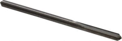 Hertel - 0.1275" Solid Carbide 4 Flute Chucking Reamer - Straight Flute, 0.1275" Straight Shank, 5/8" Flute Length, 2-1/4" OAL - Industrial Tool & Supply